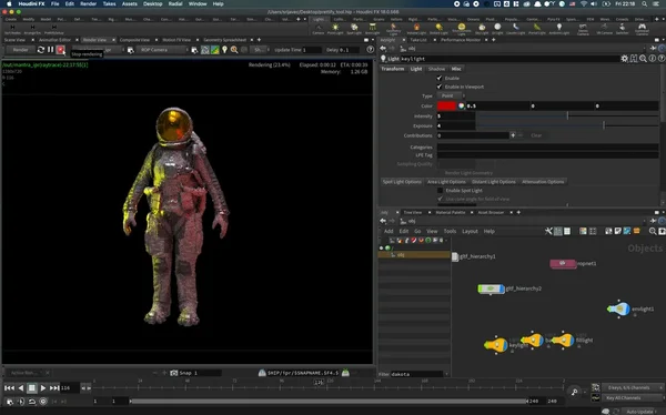 Houdini asset pipeline for CAD-to-AR conversion