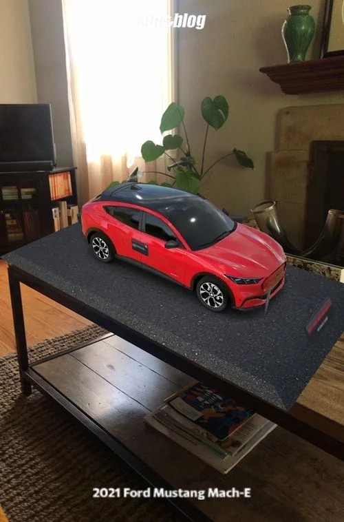 Ford Mustang Mach-E AR experience — street placement